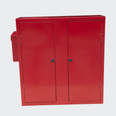 Red Hazardous Waste Bin - Durable Public Sorting Container by Arlau