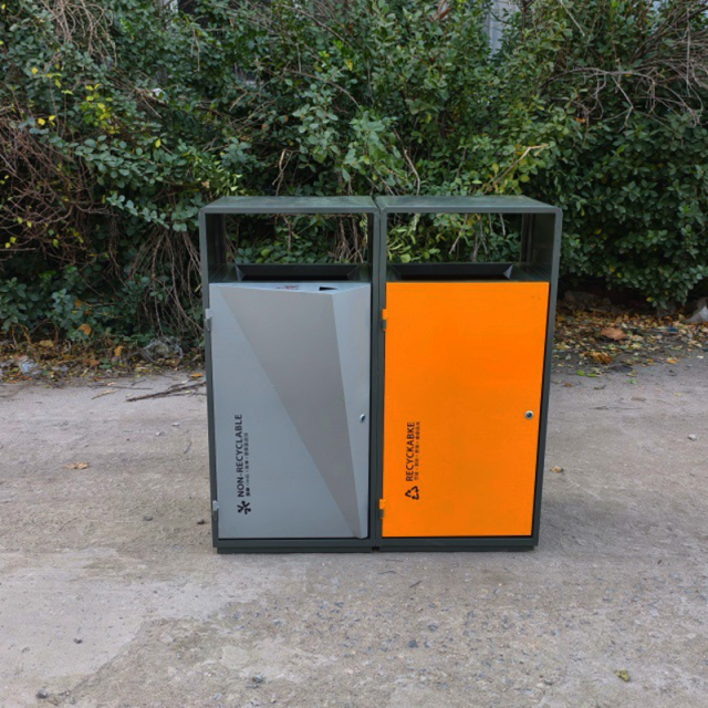 Modular Outdoor Recycling Bin – Custom Public Waste Sorting Station