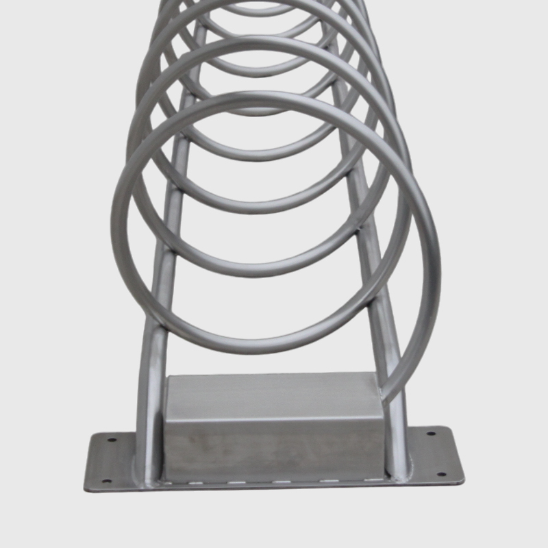 Durable Outdoor Bike Rack - Stainless Steel Round Parking for Parks