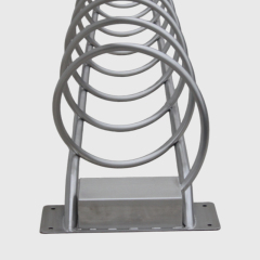 Durable Outdoor Bike Rack - Stainless Steel Round Parking for Parks