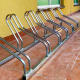 Heavy-Duty Municipal Bike Rack - Hot-Dip Galvanized Steel Outdoor Rack