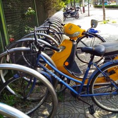 Durable Stainless Steel Circle Bike Rack for Outdoor Commercial Areas