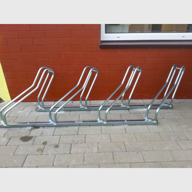 Heavy-Duty Municipal Bike Rack - Hot-Dip Galvanized Steel Outdoor Rack