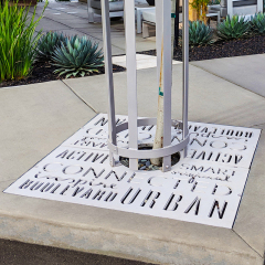 Metal Tree Guard - 304/316 Stainless Steel Root Protection Fence