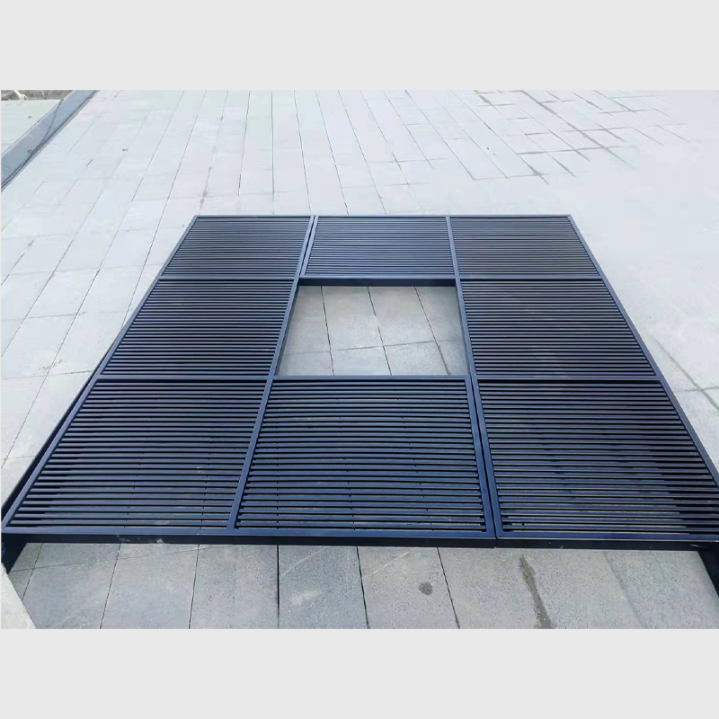 Commercial Metal Tree Grating - Custom Square Tree Guard