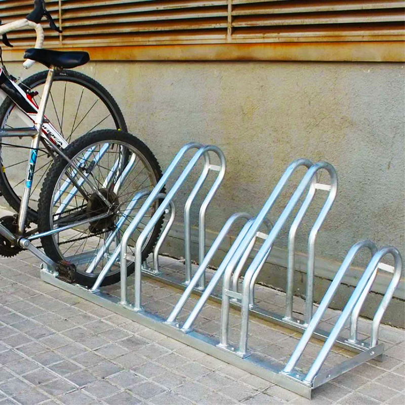 Heavy-Duty Municipal Bike Rack - Hot-Dip Galvanized Steel Outdoor Rack