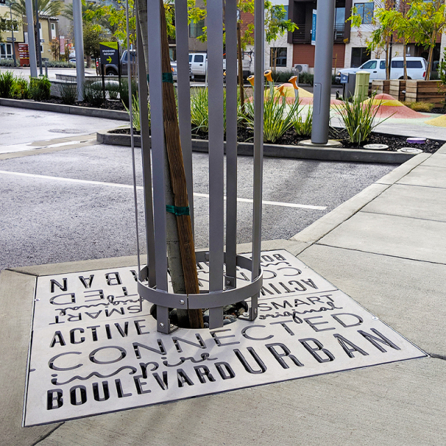 Metal Tree Guard - 304/316 Stainless Steel Root Protection Fence