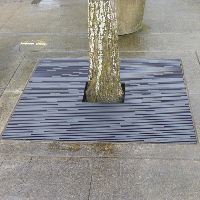 Laser-Cut Stainless Steel Tree Grille-Galvanized Steel 1500mm