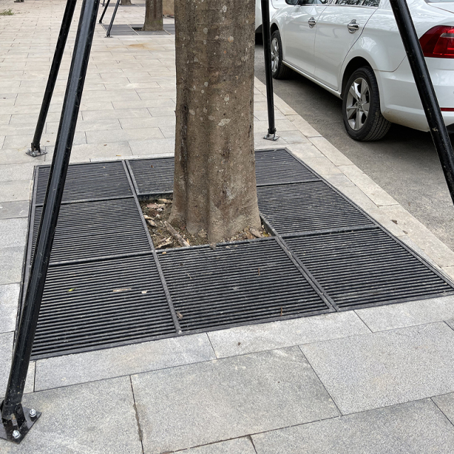 Ms Tree Grating Commercial Metal Tree Grating - Custom Square Tree Guard