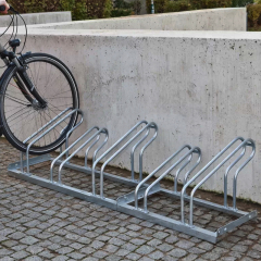 Heavy-Duty Municipal Bike Rack - Hot-Dip Galvanized Steel Outdoor Rack