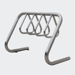 Durable Multi-Bike Parking Rack - Corrosion Resistant Stainless Steel