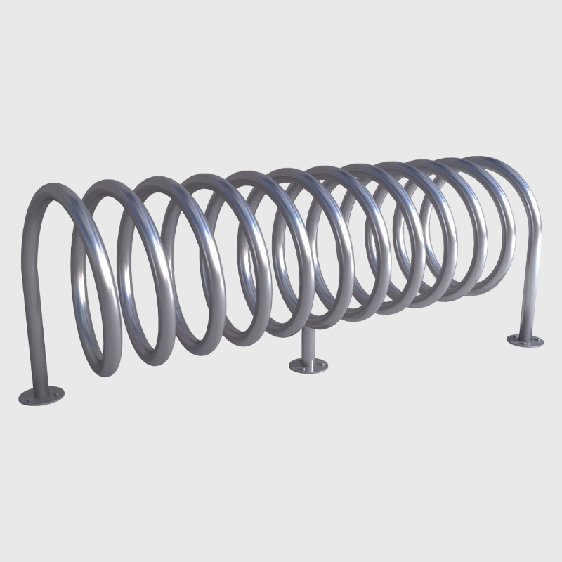 Durable Stainless Steel Circle Bike Rack for Outdoor Commercial Areas