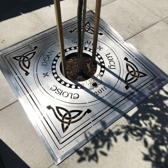 Metal Tree Guard - 304/316 Stainless Steel Root Protection Fence