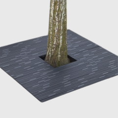 Laser-Cut Stainless Steel Tree Grille-Galvanized Steel 1500mm