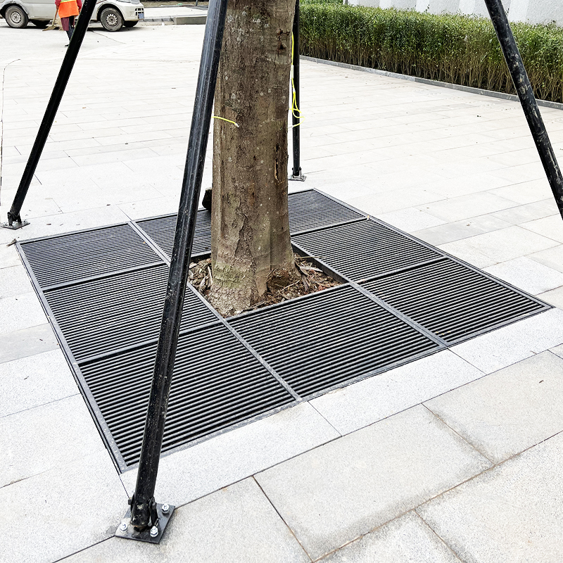 Ms Tree Grating Commercial Metal Tree Grating - Custom Square Tree Guard