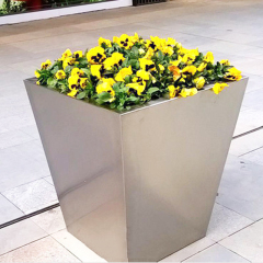 Elastic 316 Stainless Steel Planter Box for Commercial Outdoor Use