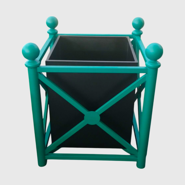 Elastic Square Stainless Steel Garden Planter Box 800x800