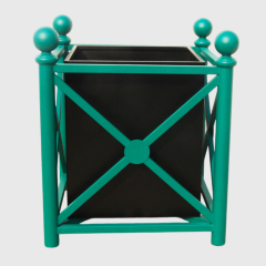 Elastic Square Stainless Steel Garden Planter Box 800x800