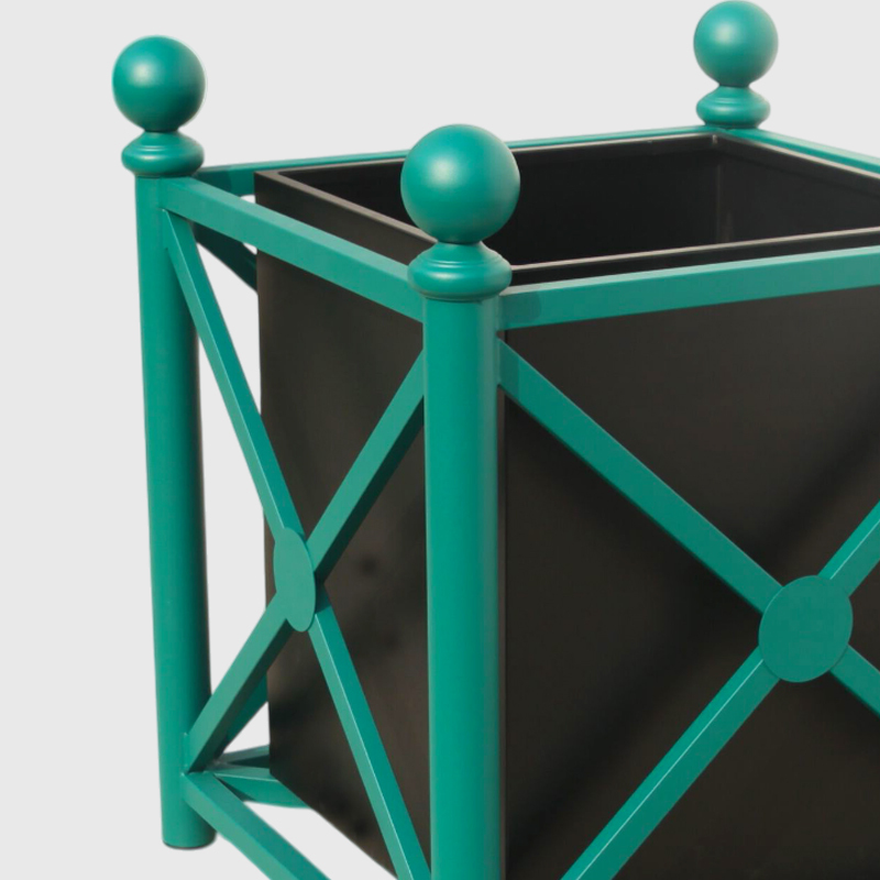 Elastic Square Stainless Steel Garden Planter Box 800x800