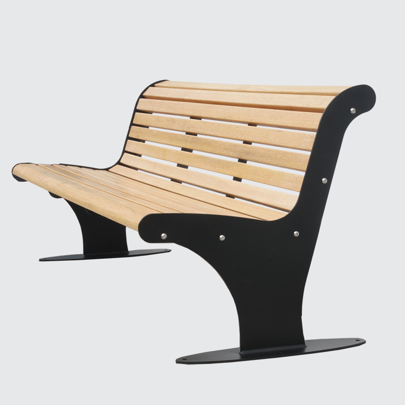 Hardwood Park Bench for Gardens and Plazas – Outdoor Seating