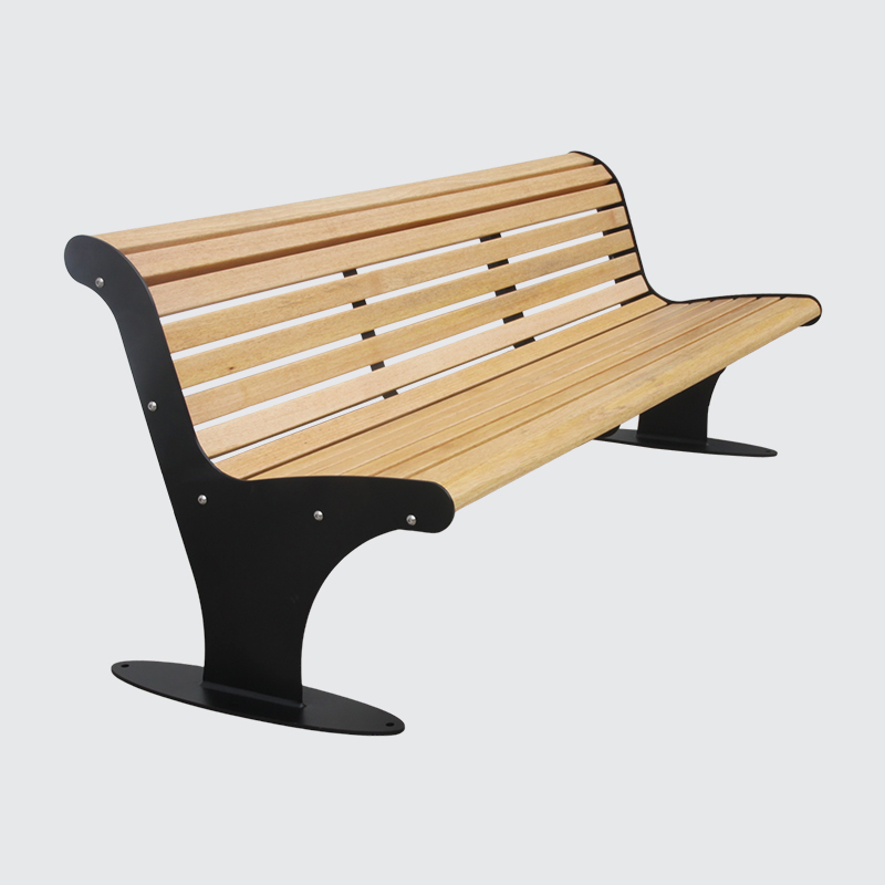 Hardwood Park Bench for Gardens and Plazas – Outdoor Seating