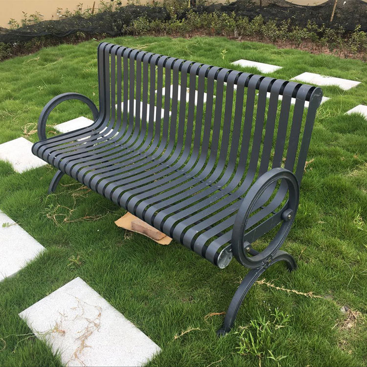 Cast Iron Steel Bench - Corrosion-Resistant Garden Furniture