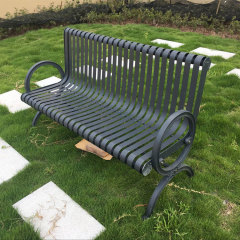 Cast Iron Steel Bench - Corrosion-Resistant Garden Furniture