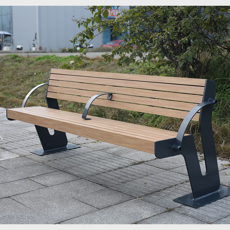 Outdoor Garden Bench Durable Hardwood Plastic Wood Arlau