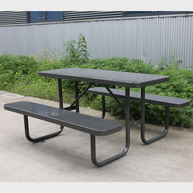 Commercial Park Picnic Tables - 4ft, 6ft , 8ft All-Weather Steel