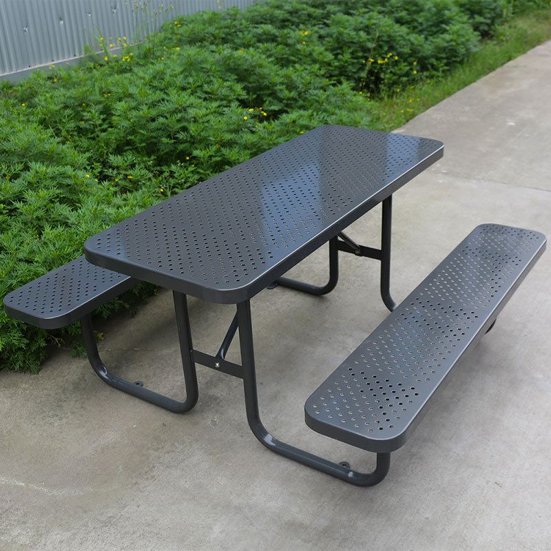 Commercial Park Picnic Tables - 4ft, 6ft , 8ft All-Weather Steel