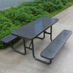 Commercial Park Picnic Tables - 4ft, 6ft , 8ft All-Weather Steel