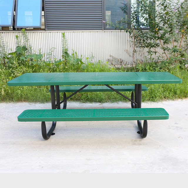 Double-Sided ADA Picnic Table - 8ft Wheelchair Accessible - yalau