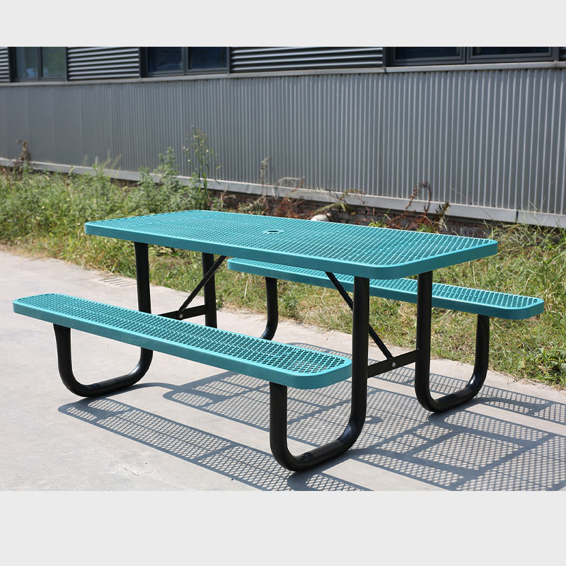 6 Foot Picnic Table Heavy Duty Thermoplastic Steel Arlau