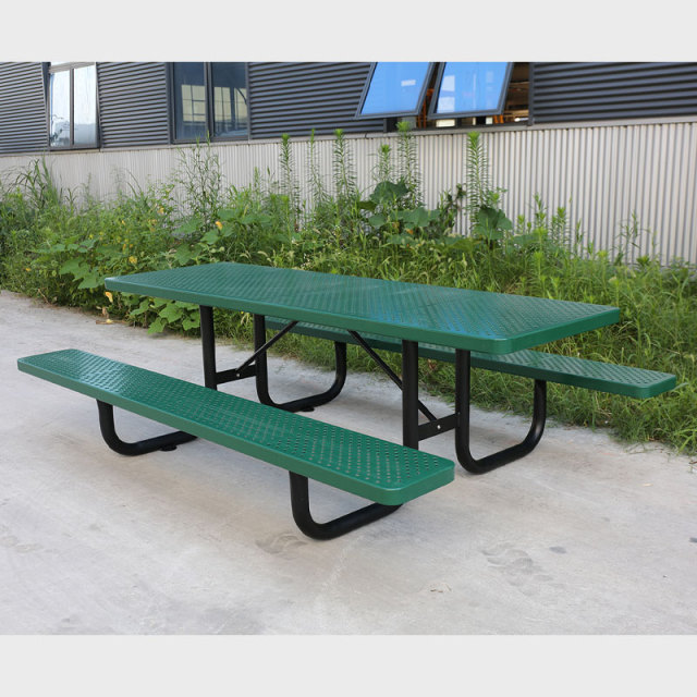 Double-Sided ADA Picnic Table - 8ft Wheelchair Accessible - yalau