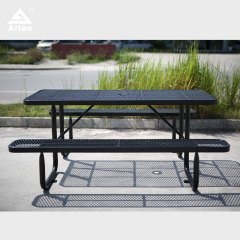 Heavy-Duty 6 Foot Picnic Table - 1000 lb Capacity All-Weather Steel