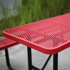 Metal Picnic Tables 4' 6' 8' - Commercial Outdoor Benches Arlau