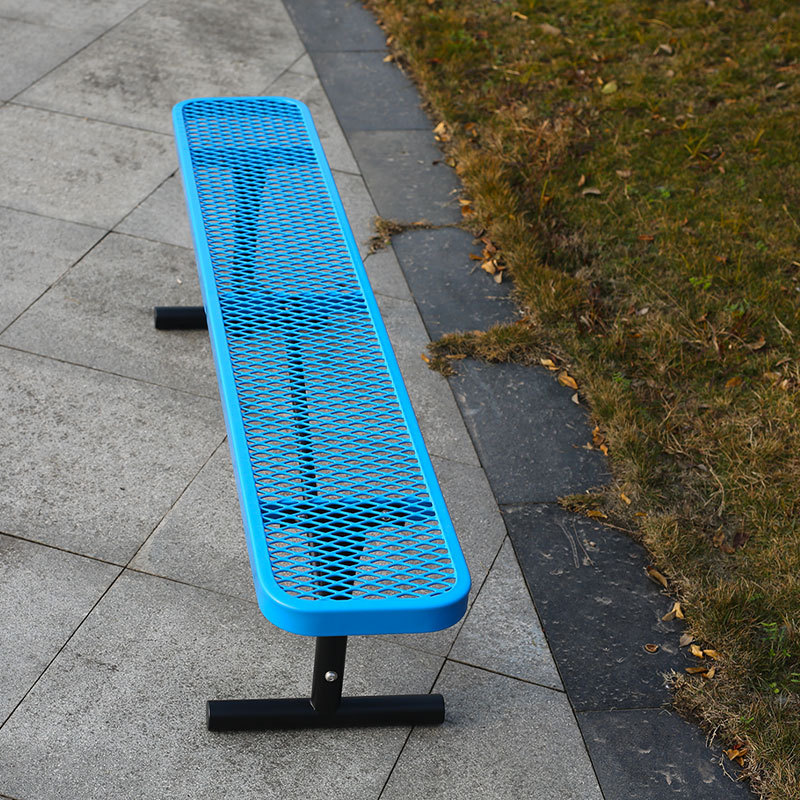 Diamond Mesh Bench - 4', 6', 8' Heavy-Duty Outdoor Seating