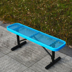 Diamond Mesh Bench - 4', 6', 8' Heavy-Duty Outdoor Seating