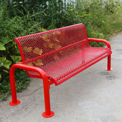 Commercial Outdoor Bench - Heavy-Duty Thermoplastic Coated Seating