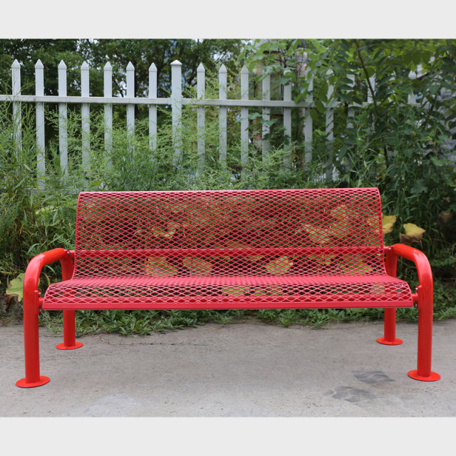 Commercial Outdoor Bench - Heavy-Duty Thermoplastic Coated Seating