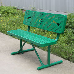 4ft Dog Park Bench - Portable Pet-Friendly Bench with Bone Design