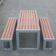 6-Person Outdoor Picnic Table with Durable Recycled Plastic Wood