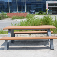 6ft Picnic Table - Wood Plastic and Stainless Steel Outdoor