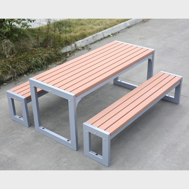6-Person Outdoor Picnic Table with Durable Recycled Plastic Wood