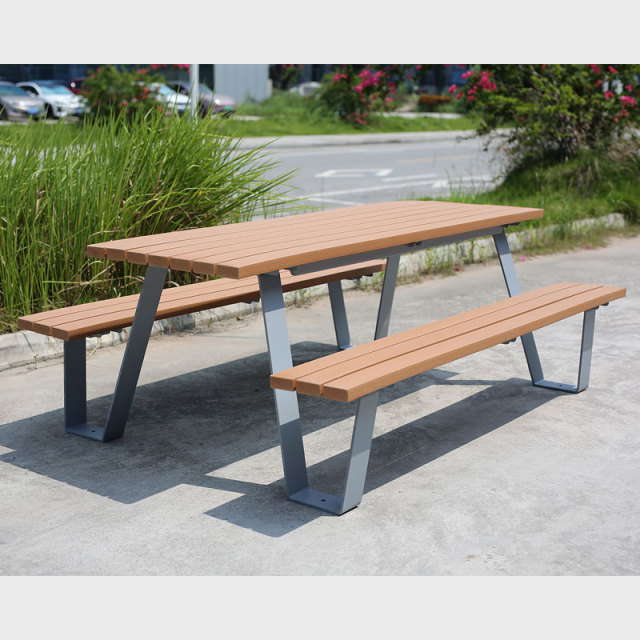 6ft Picnic Table - Wood Plastic and Stainless Steel Outdoor