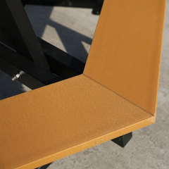 Accessible Picnic Table - Recycled Plastic WPC & Steel Hexagon - yalau