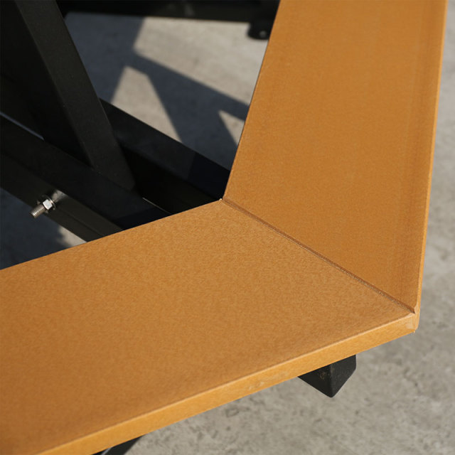 Accessible Picnic Table - Recycled Plastic WPC & Steel Hexagon - yalau
