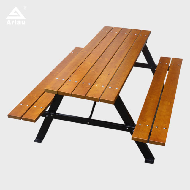 Heavy-Duty Integrated Picnic Table - Commercial Outdoor Dining Set