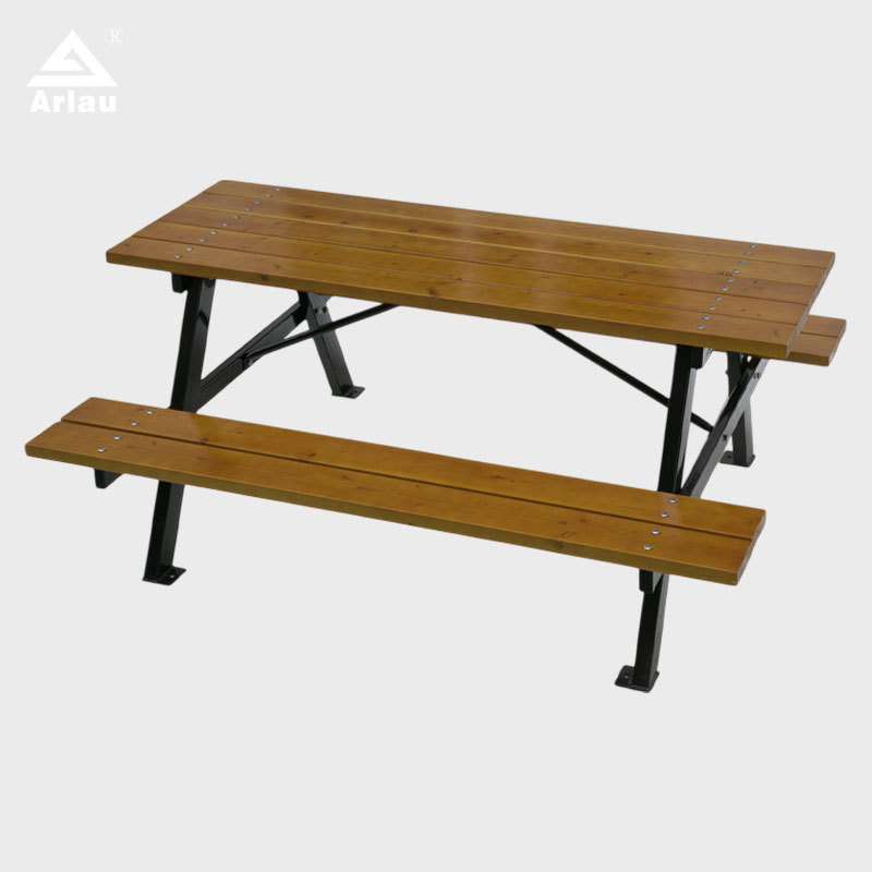 Heavy-Duty Integrated Picnic Table - Commercial Outdoor Dining Set