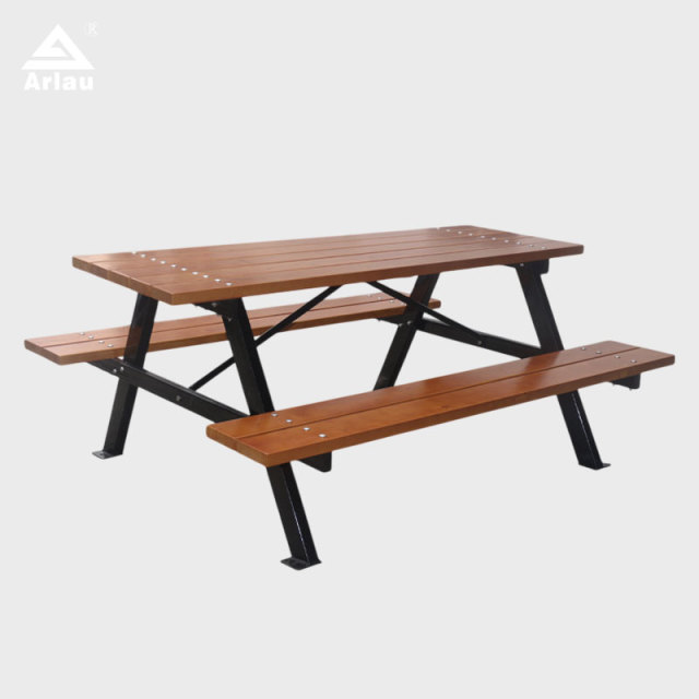 Heavy-Duty Integrated Picnic Table - Commercial Outdoor Dining Set